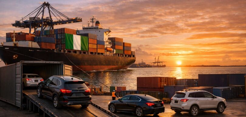 car shipping from USA to Nigeria