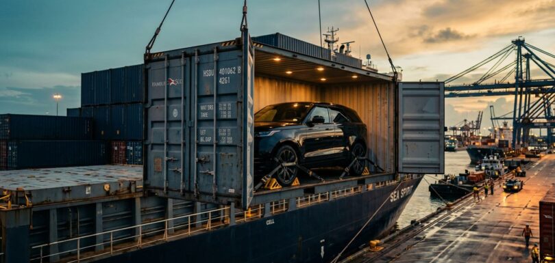 container shipping car Nigeria