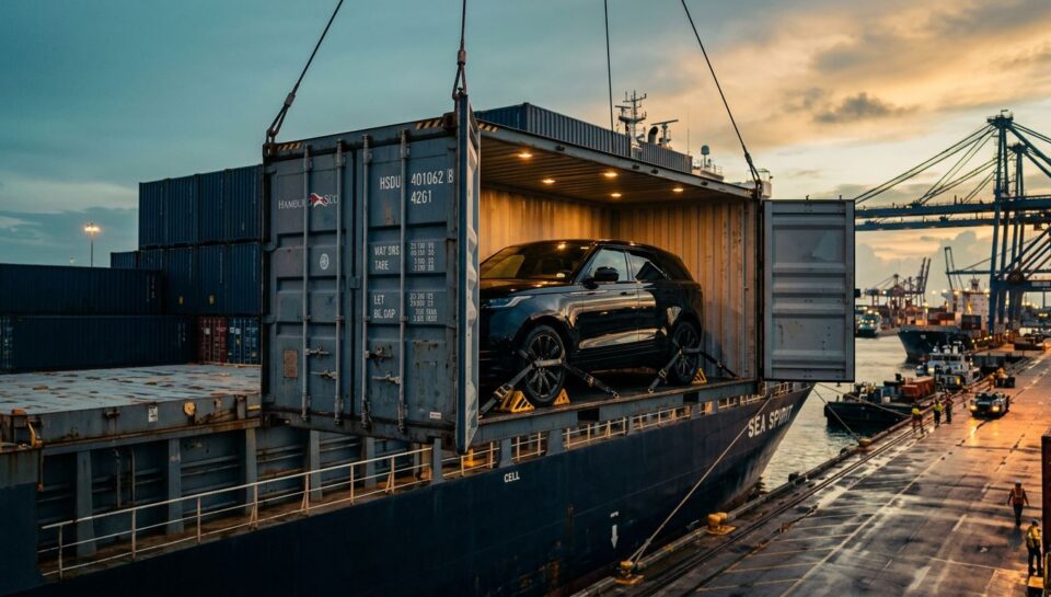 container shipping car Nigeria