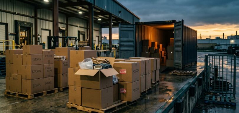 personal effects shipping to Nigeria