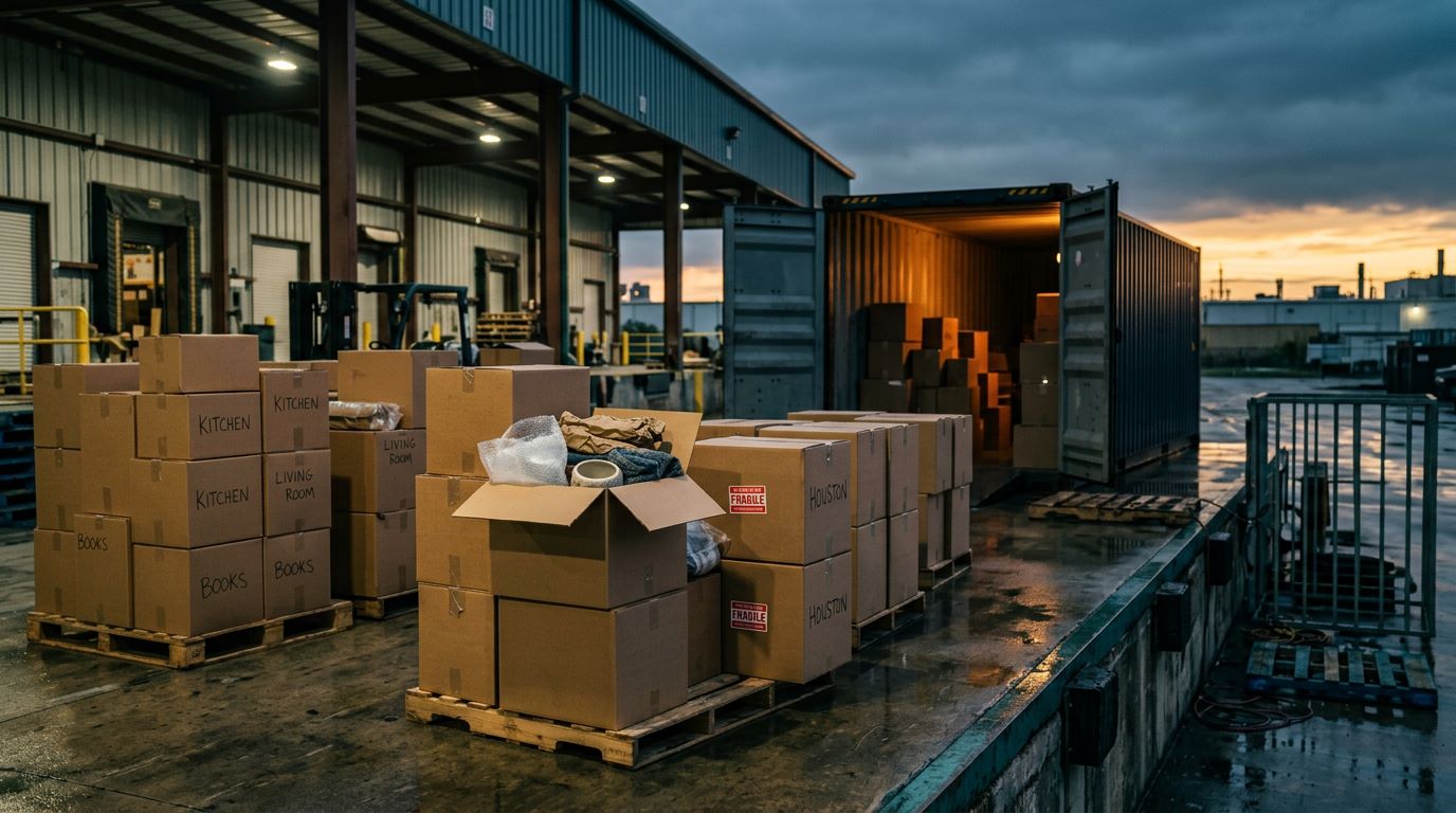 personal effects shipping to Nigeria